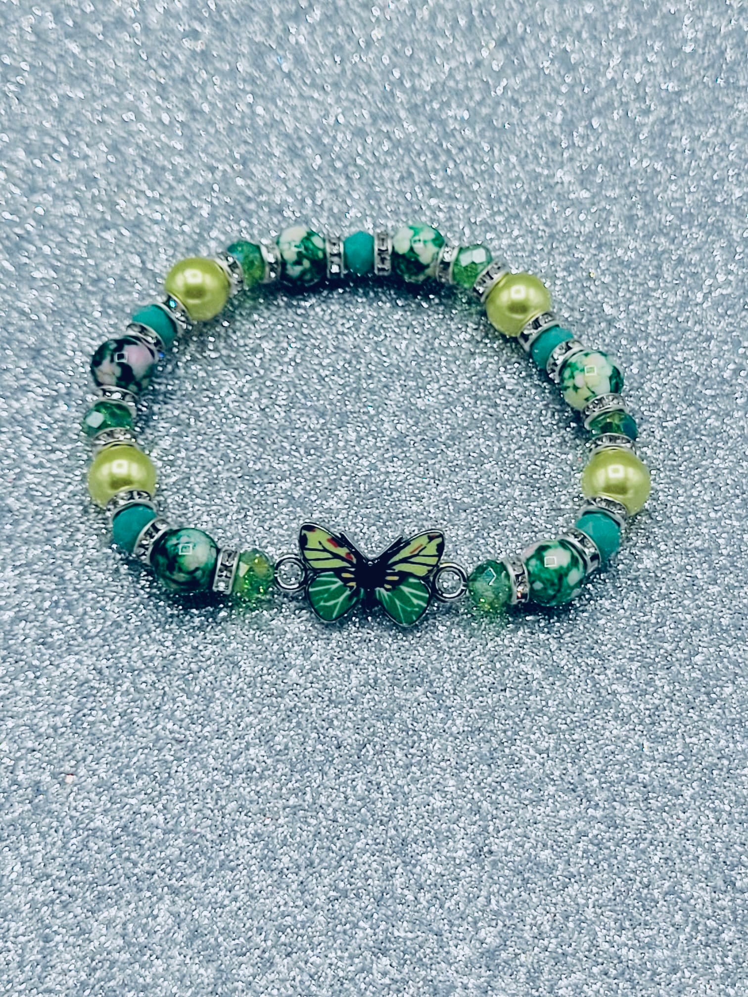 Green Butterfly Bracelet