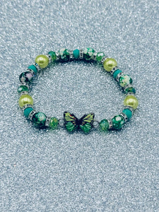 Green Butterfly Bracelet