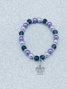 Purple Crown Bracelet