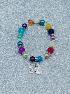 Multicolor Butterfly Bracelet