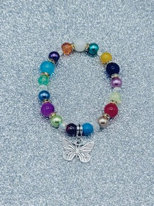 Multicolor Butterfly Bracelet