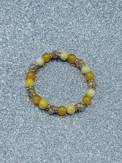 Yellow And Amber Bracelet