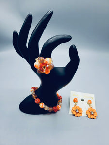 Orange Flower Set