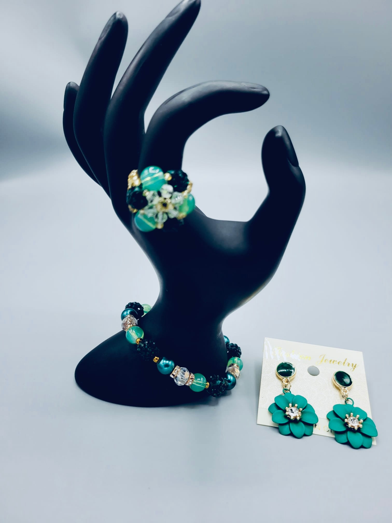 Green Flower Set