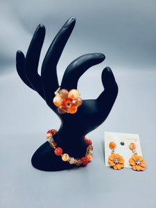 Orange Flower Set