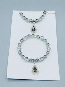 Silver And Gray Tears Set