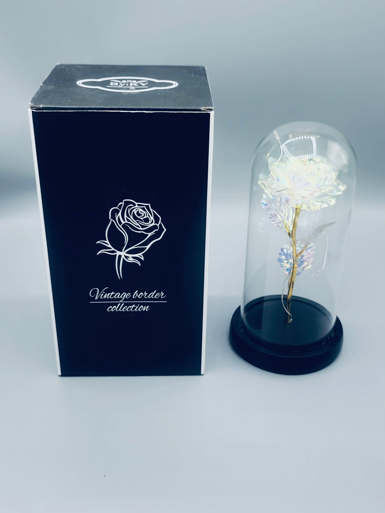 Clear Rose Lamp