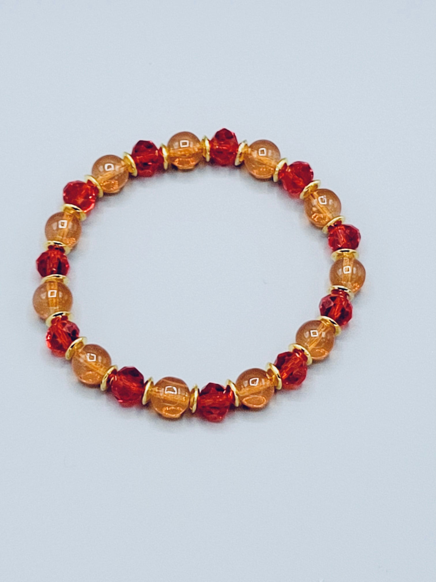 Red And Coral Bracelet