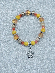 Yellow And Orange Sun Bracelet