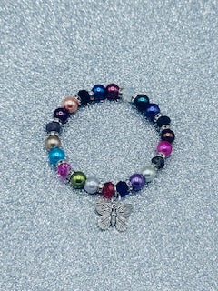 Multicolor Butterfly Bracelet