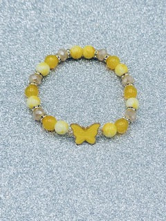 Yellow Butterfly Bracelet