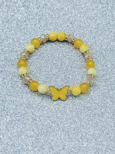 Yellow Butterfly Bracelet