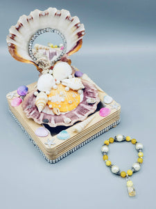 Yellow Snail Bracelet