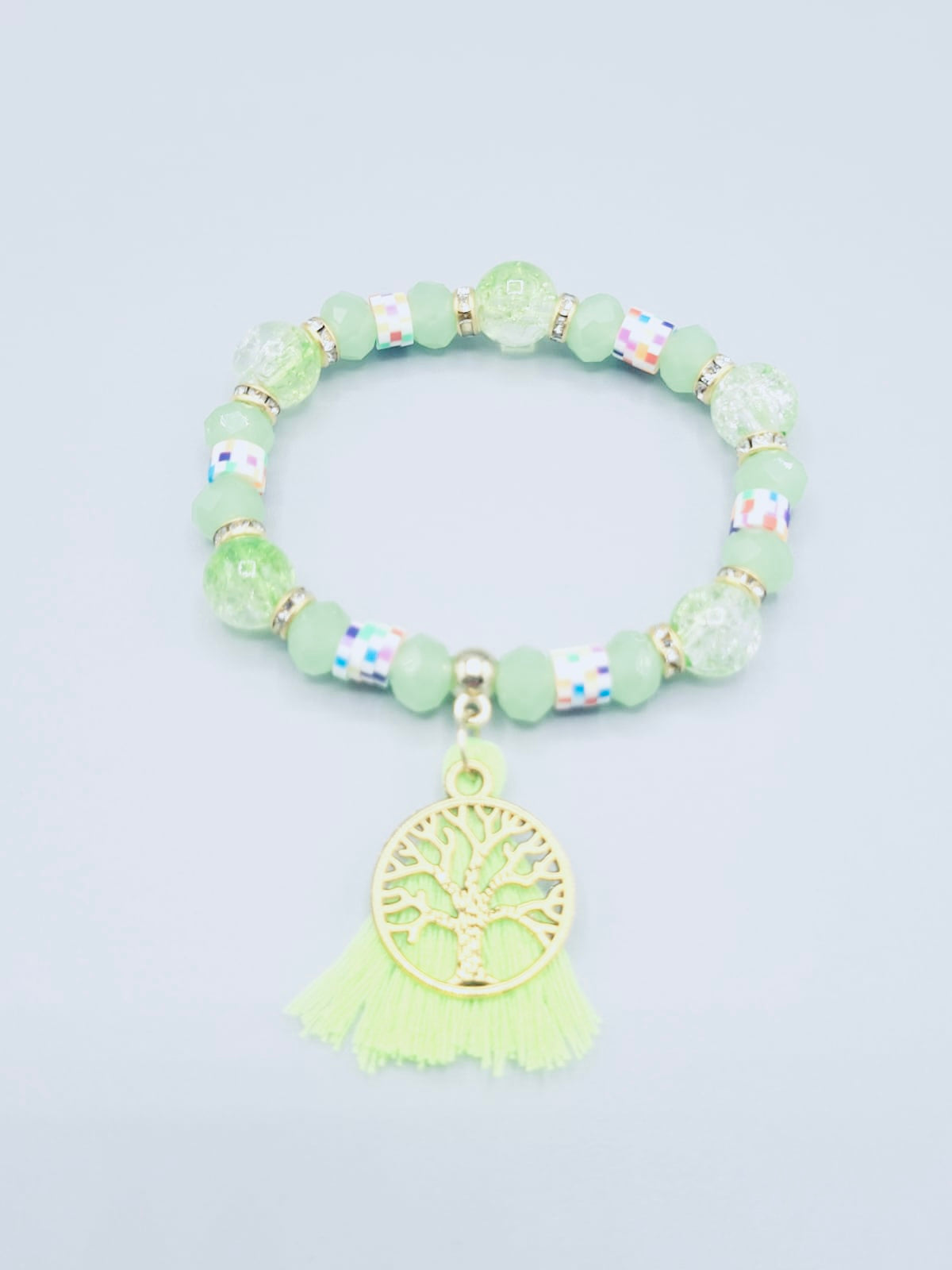 Green Tree Of Life Bracelet