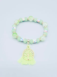 Green Tree Of Life Bracelet