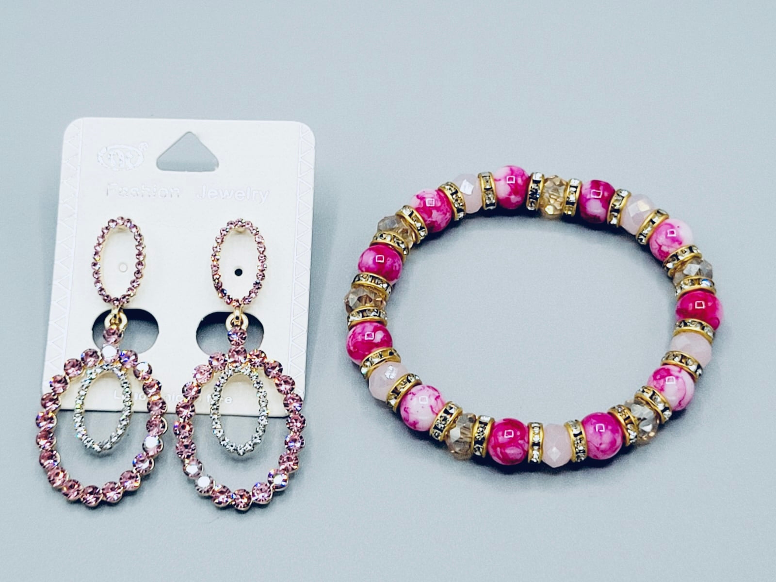 Fuchsia And Light Pink Set
