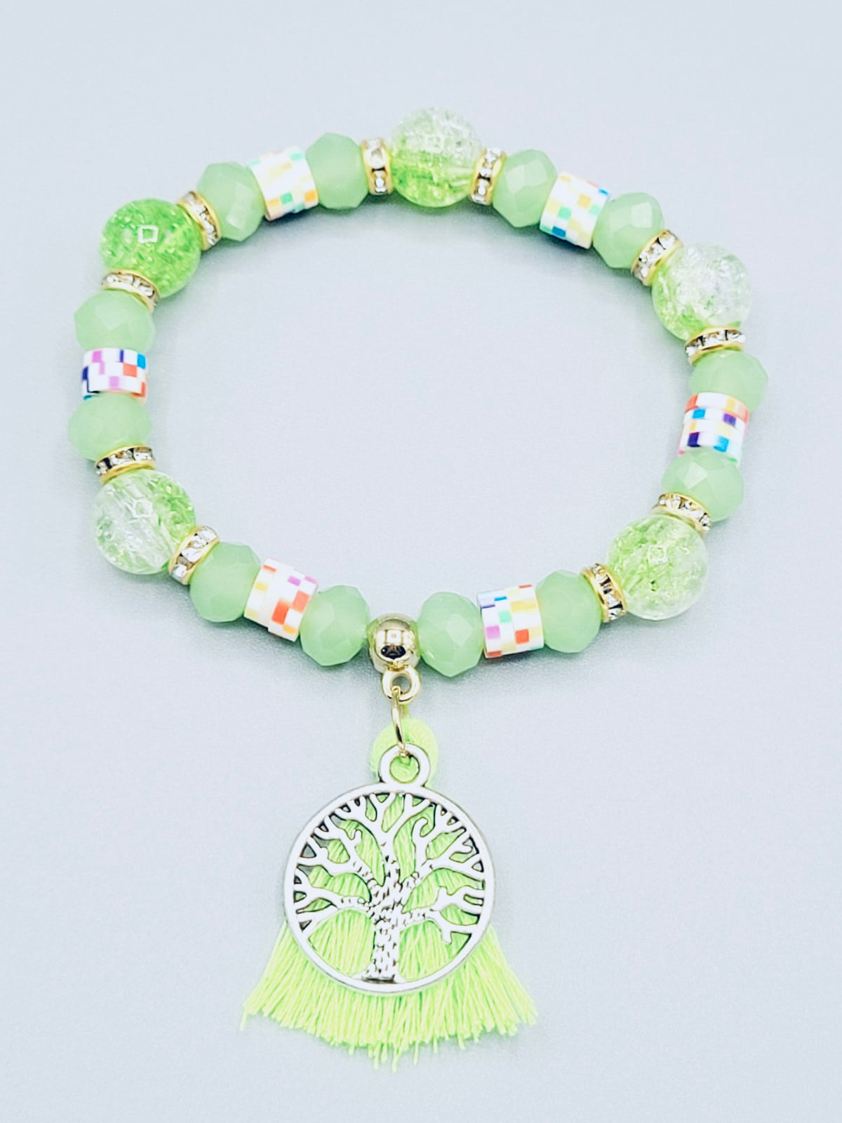 Green Tree Of Life Bracelet