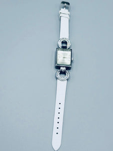 White Square-Shaped Watch