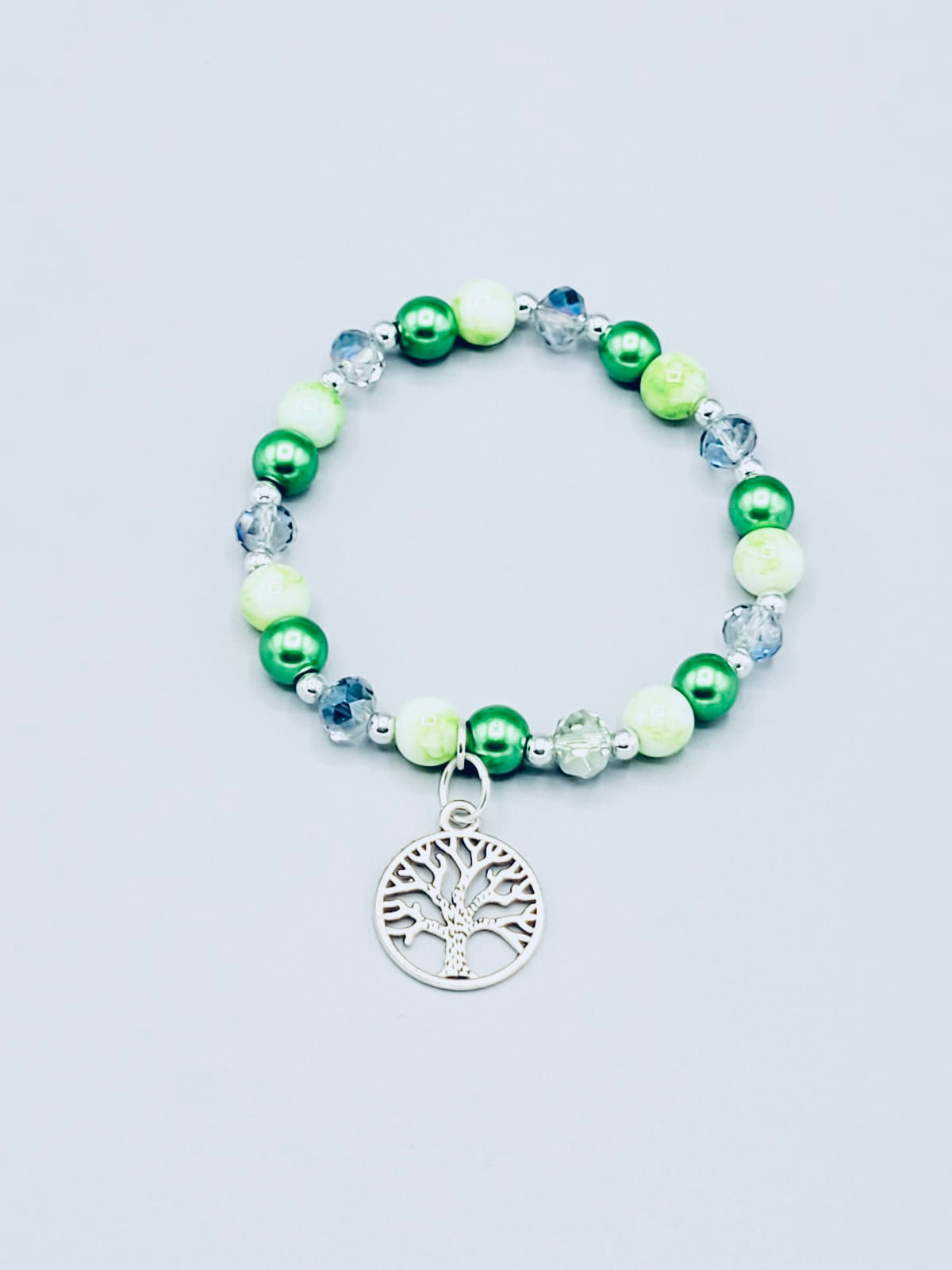 Green Tree Of Life Bracelet