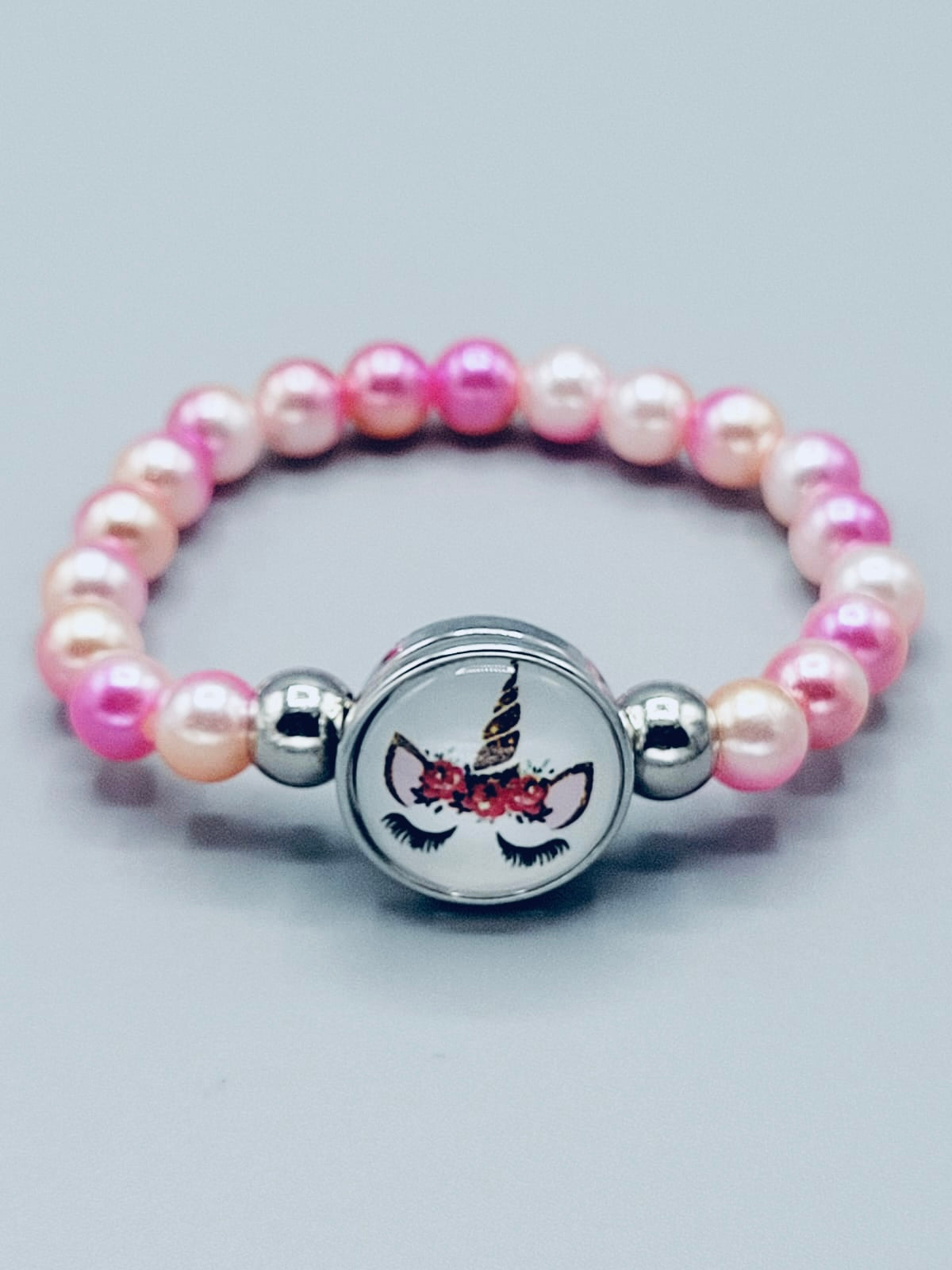 Fuchsia Unicorn Bracelet