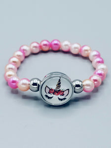 Fuchsia Unicorn Bracelet