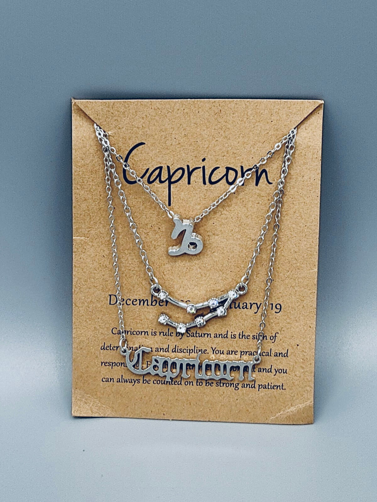 Capricorn Zodiac Sign Necklaces