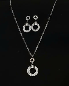 Circular Set With Rhinestone