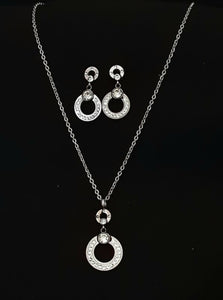 Circular Set With Rhinestone