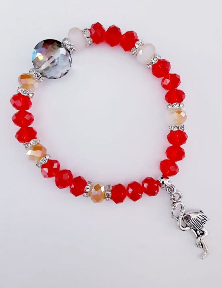 Flamingo Crystal Bracelet