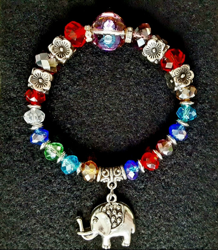 Crystal Elephant Bracelet