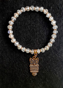 Crystal Owl Bracelet