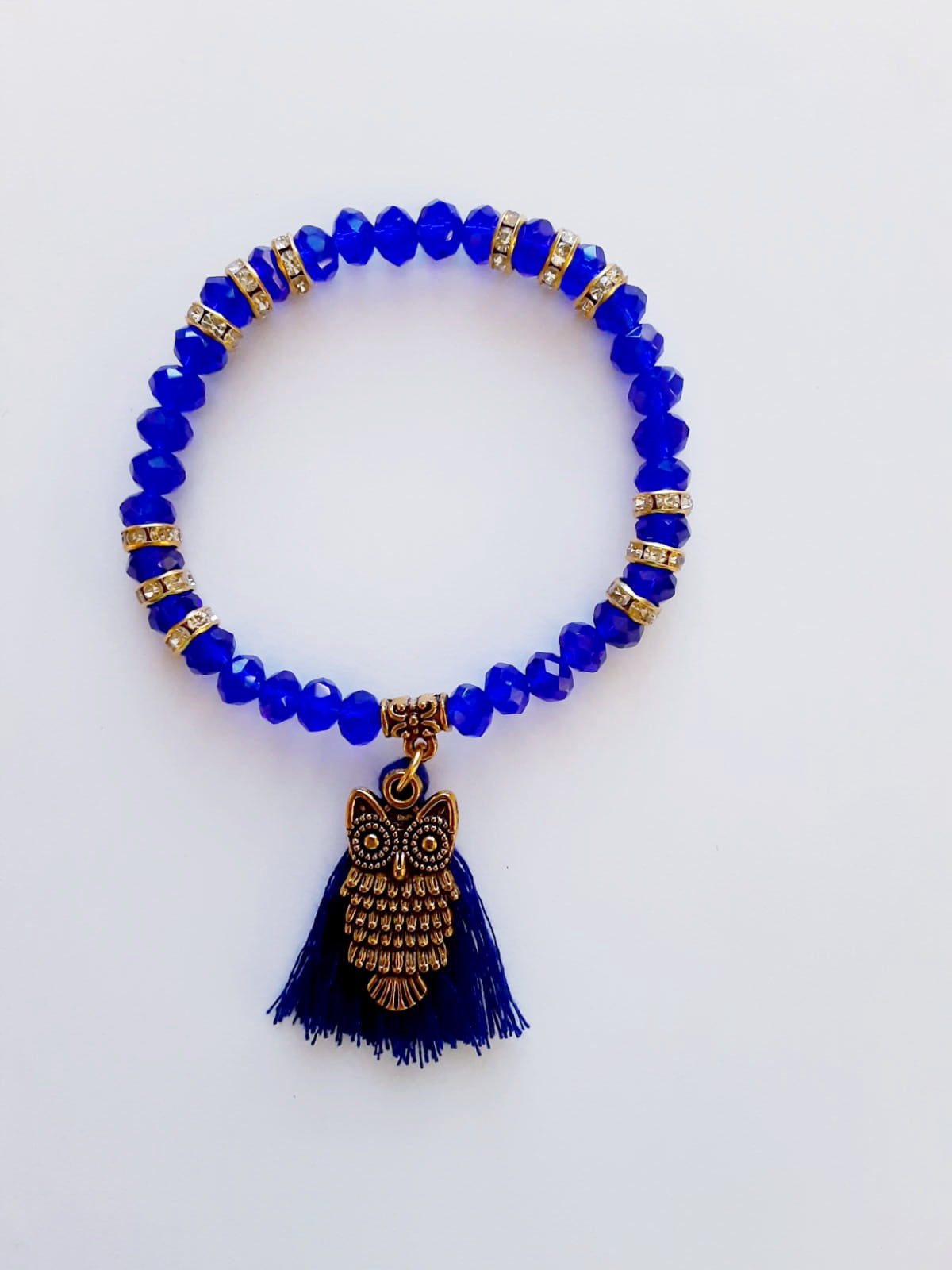 Sapphire Blue Owl Bracelet