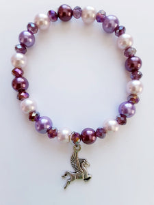 Purple Pegasus Bracelet