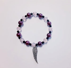Purple Wing Bracelet