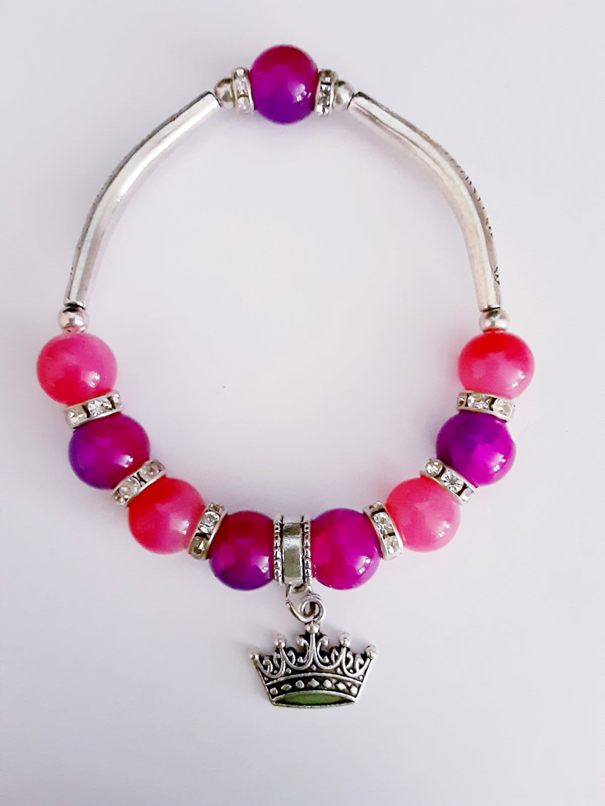 Pink Crown Bracelet