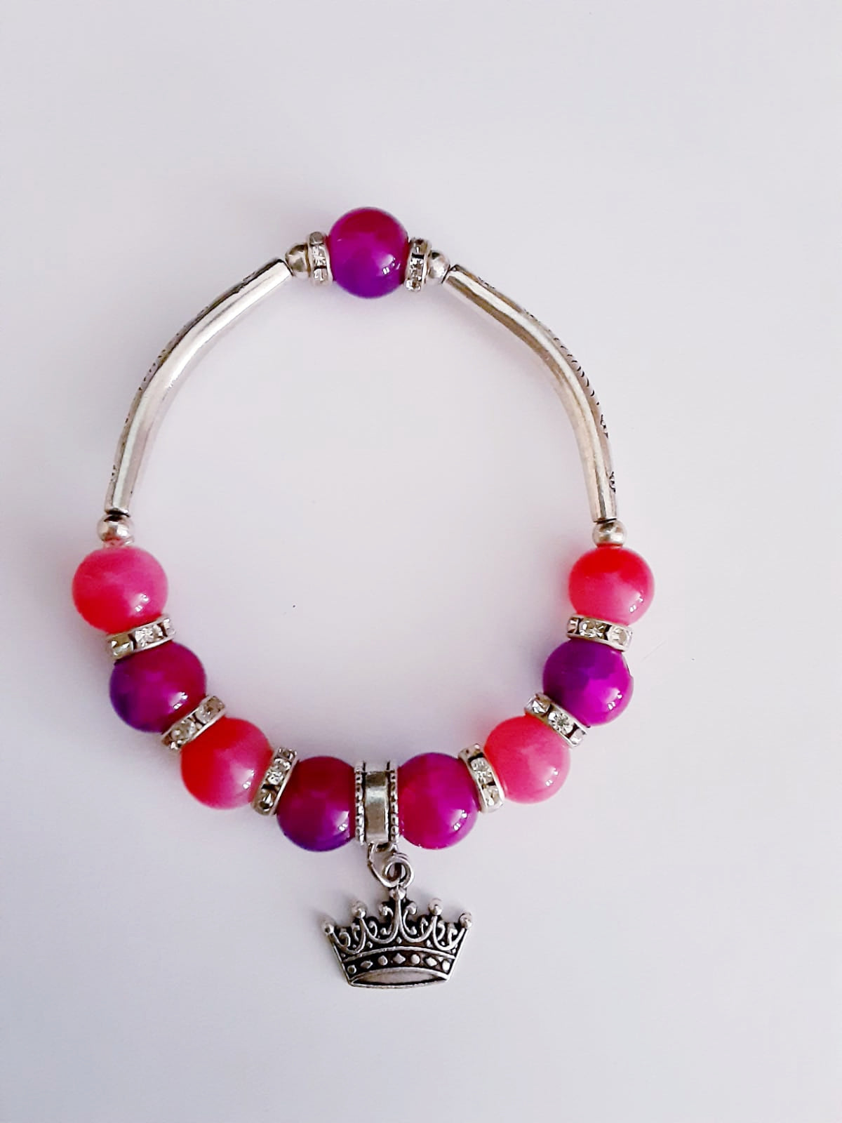 Pink Crown Bracelet