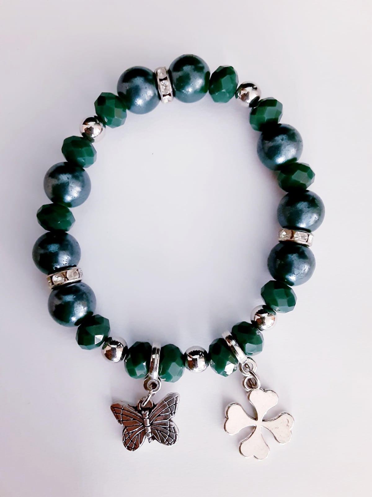 Green Butterfly Bracelet