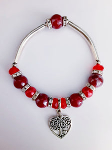 Red Heart Bracelet