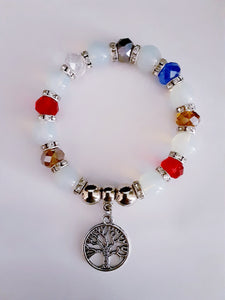 Multicolor Tree Of Life Bracelet