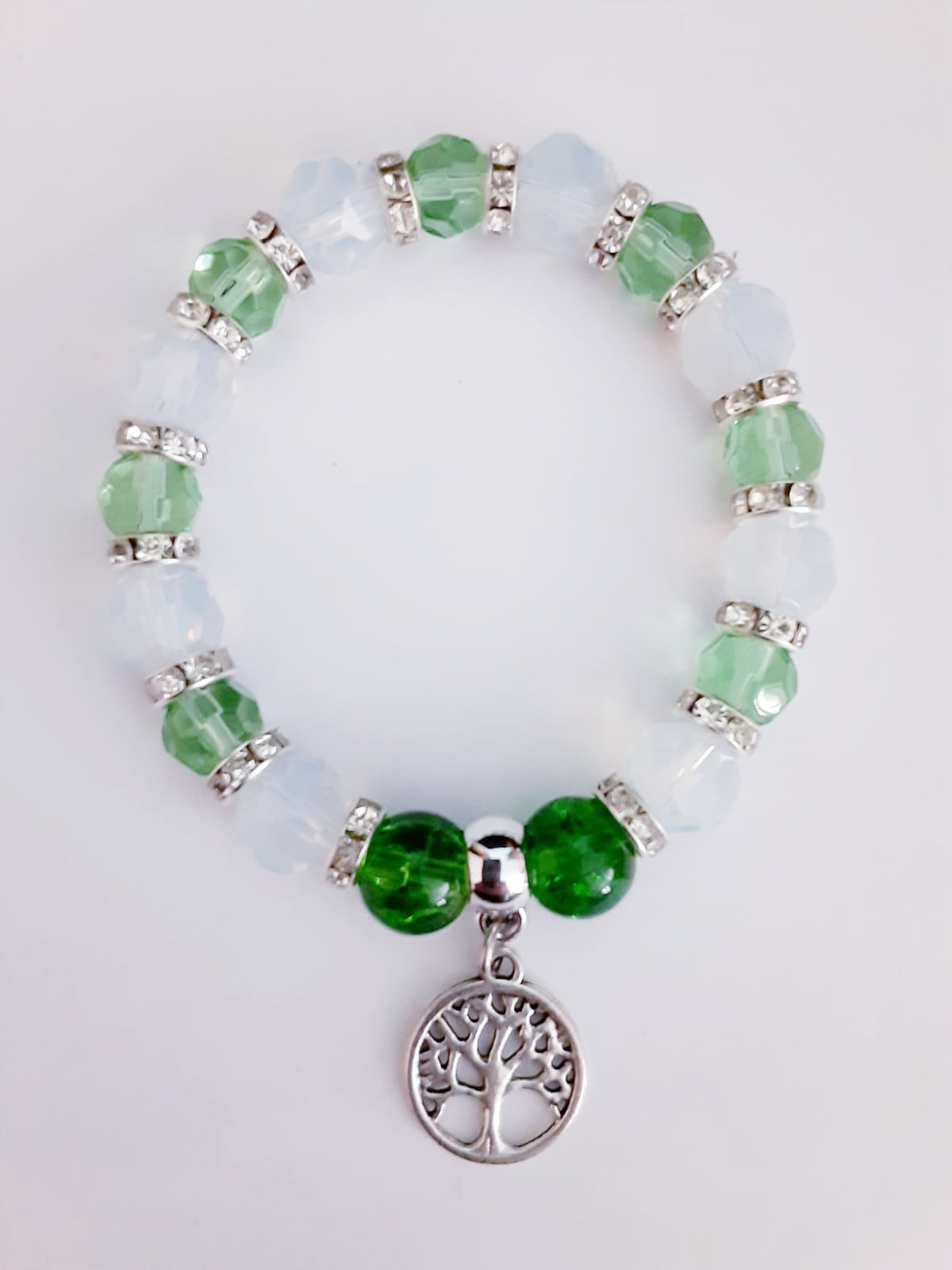 Green Tree Of Life Bracelet