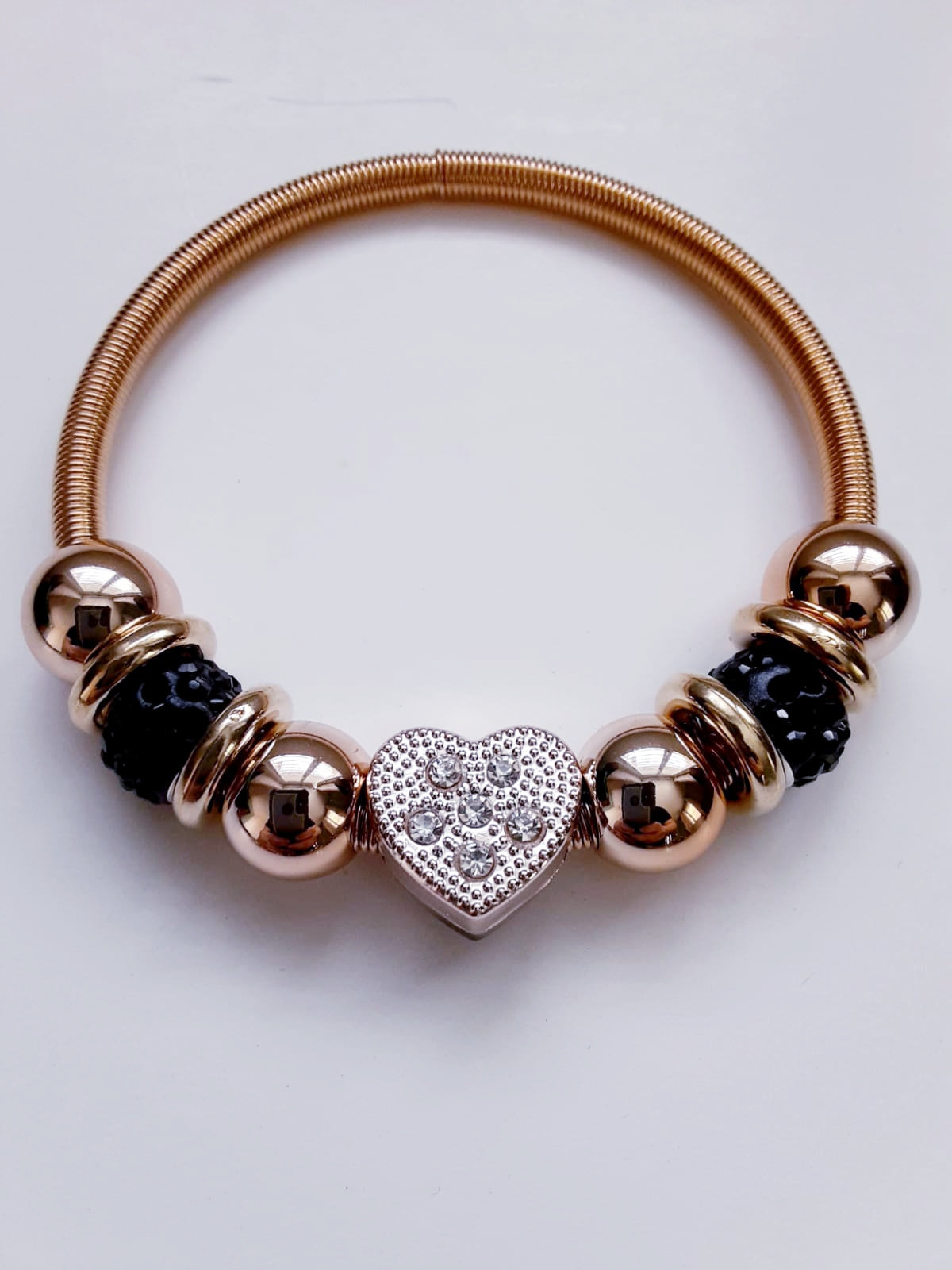 Heart Bangle Bracelet