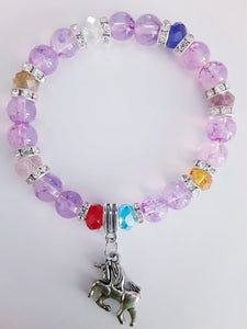 Purple Unicorn Bracelet