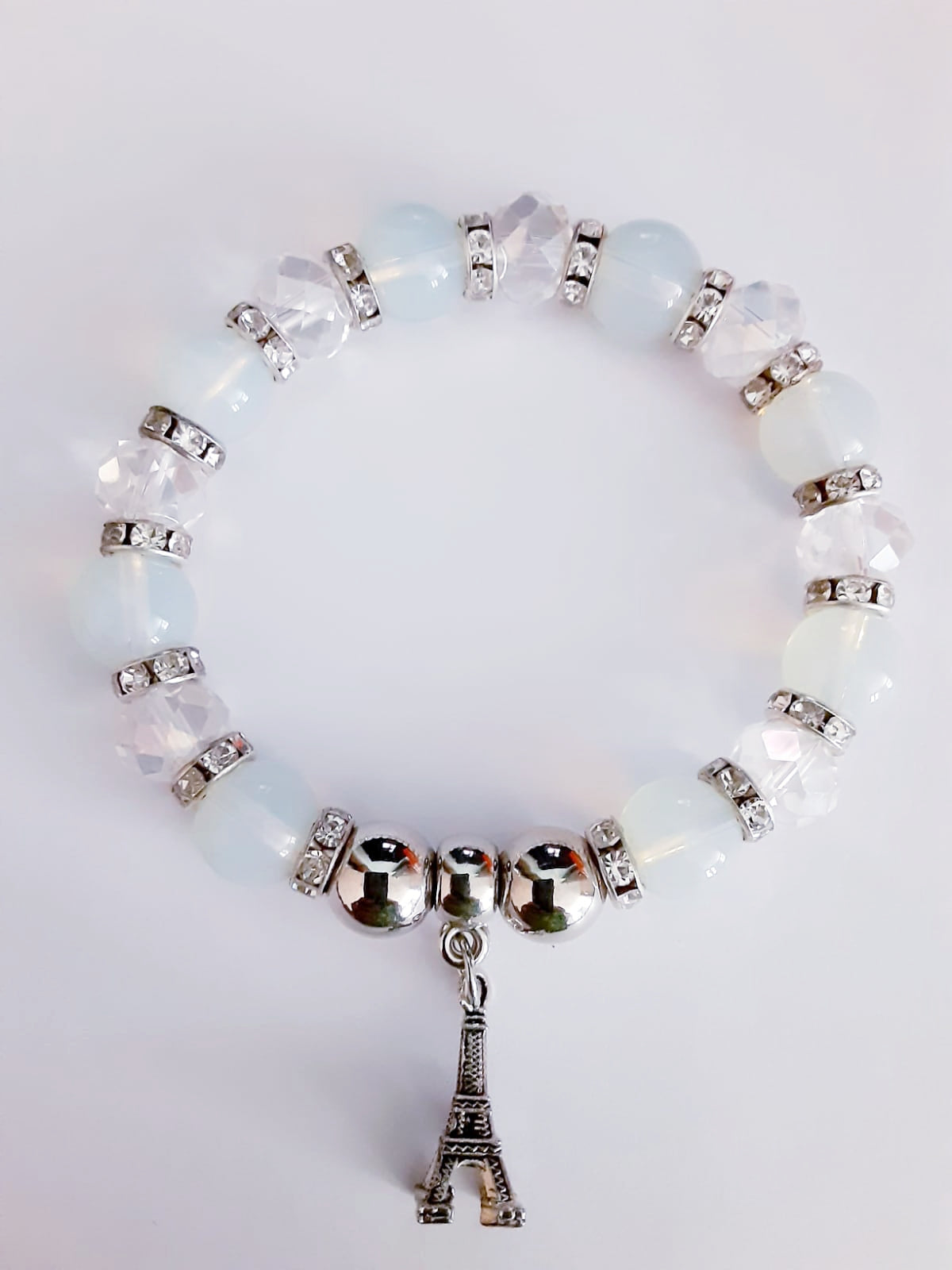Clear Eiffel Tower Bracelet
