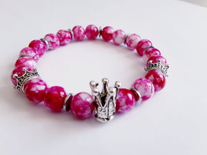 Pink Crown Bracelet