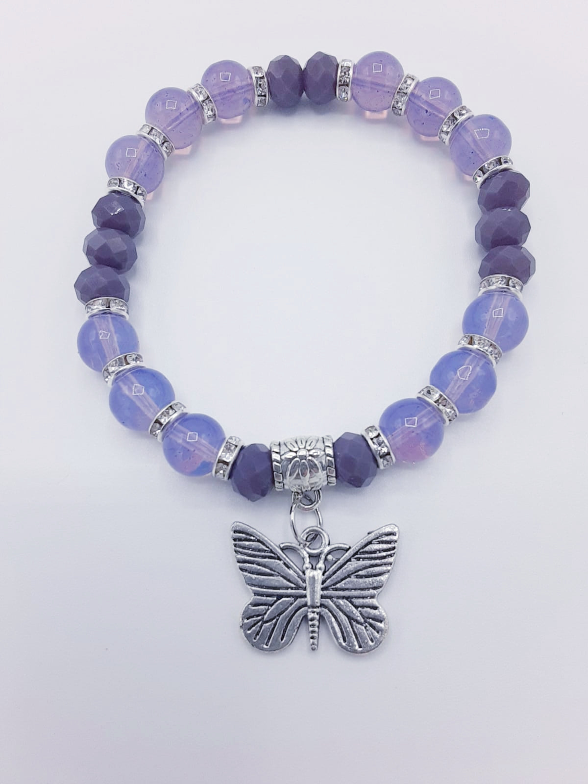 Purple Butterfly Bracelet