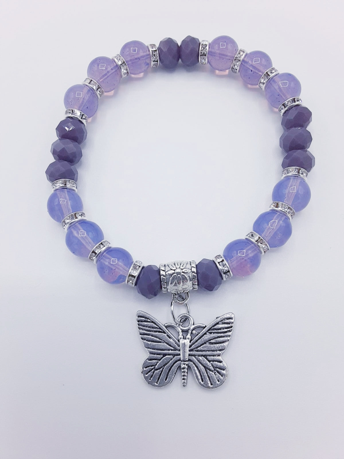 Purple Butterfly Bracelet