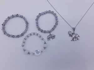 Clear Elephant Set