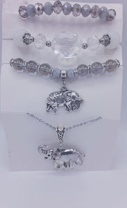 Clear Elephant Set