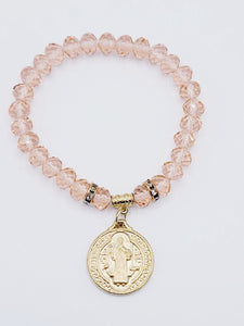 Light Pink Saint Benedict Bracelet