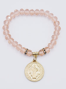Light Pink Saint Benedict Bracelet